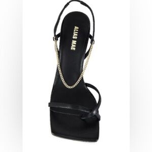 Alias Mae Levi Heel in Black With Chain-37